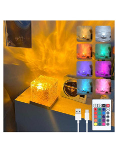 Proyector de Olas del Océano Vcwtty RGB 16 Colores Control Remoto