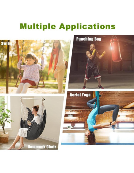 Soporte para Saco de Boxeo Dolibest con Cadena 4 Agujeros