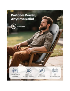 Masajeador de Espalda Inalámbrico COMFIER CF-2311B con Calor 2