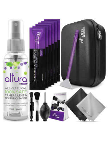 Kit de Limpieza Profesional Altura Photo para Cámaras DSLR y Sin Espejo