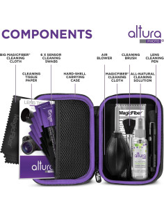 Kit de Limpieza Profesional Altura Photo para Cámaras DSLR y Sin Espejo 2
