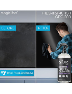 Kit de Limpieza de Pantallas Altura Photo 16oz + 2 Paños Microfibra 2