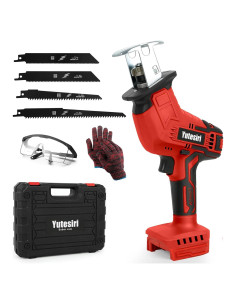 Sierra Recíproca Inalámbrica Yutesiri 18V, 3000 SPM, 1.39 kg