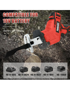 Sierra Recíproca Inalámbrica Yutesiri 18V, 3000 SPM, 1.39 kg 2