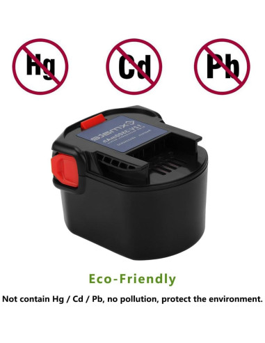 Batería de Reemplazo Exmate 12V 3500mAh Ni-MH para Ridgid
