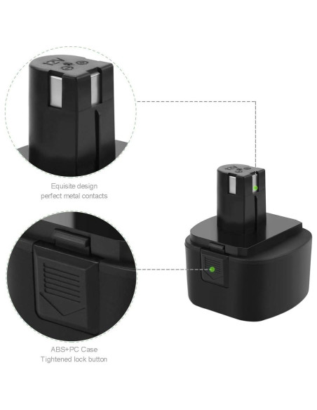 Batería de Reemplazo 3500mAh 12V Ni-MH para Lincoln 1200 1240