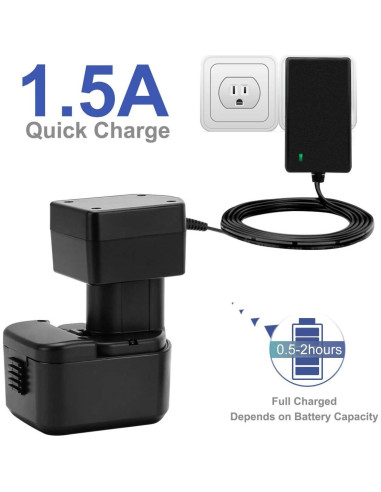 Cargador de Batería Exmate 1.2-18V Ni-MH/Ni-Cd Estilo Pod