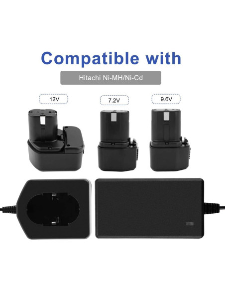 Cargador de Batería Exmate 1.2-18V Ni-MH/Ni-Cd Estilo Pod