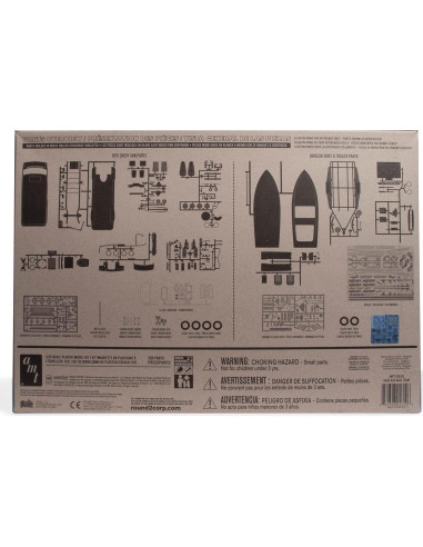 Kit de Modelo AMT Aqua Rod Race Team 1:25 Chevy Van y Barco
