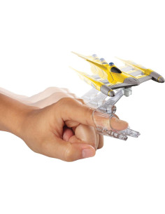 Vehículo Starfighter Naboo N1 Hot Wheels 15.88x5.72 cm 2