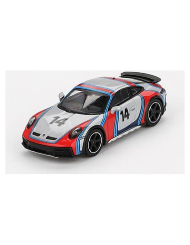 Mini GT 1/64 Porsche 911 Dakar Rally 1974 Gris Hielo