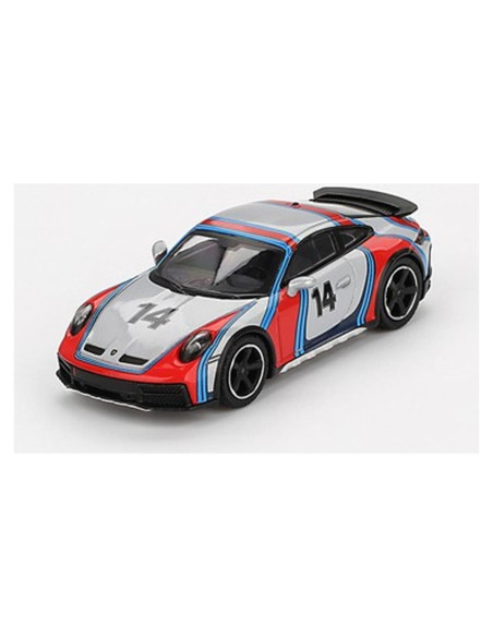 Mini GT 1/64 Porsche 911 Dakar Rally 1974 Gris Hielo