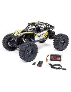 Camión RC Axial UTB18 Capra 4WS 1/18 Amarillo RTR 4x4