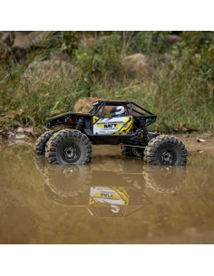 Camión RC Axial UTB18 Capra 4WS 1/18 Amarillo RTR 4x4 2