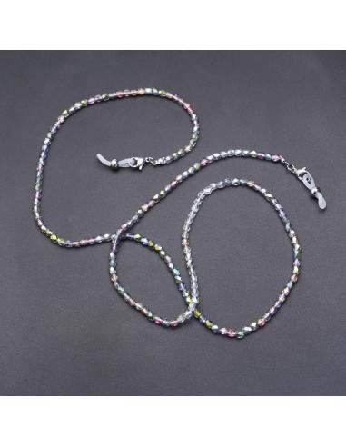Cadena de Gafas KAI Top 70cm Perlas Coloridas Ajustable