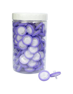 Filtros de Jeringa PVDF 25mm 0.22um Hidrofílica Labfil - 100 Unidades