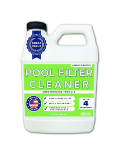 Limpiador de Filtros de Piscina Tillbrook 32 oz - 6 Meses Suministro