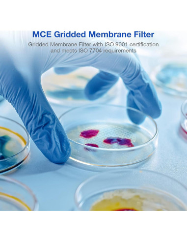 Filtro de Membrana Estéril SimPure MCE 47mm 0.45um Paquete 100