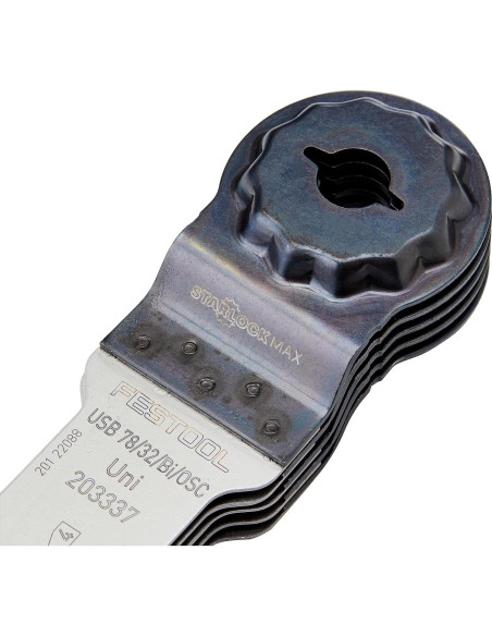 Hojas de sierra universales Festool 203337 - 5 piezas 78x32mm