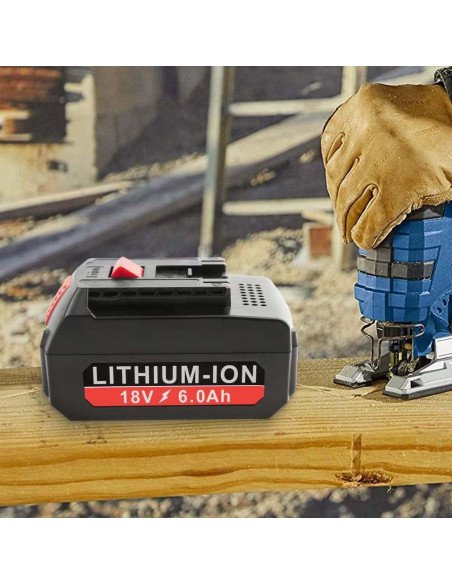 2 Baterías de Litio 18V 6000mAh Reemplazo Bosch BAT609