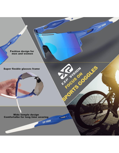 Gafas de Ciclismo Polarizadas TOP VISION EX9200 UV400