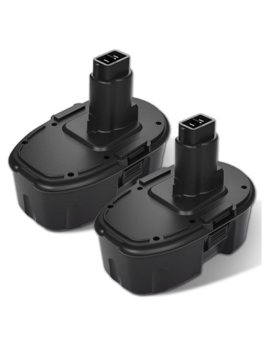 2 Baterías 3600mAh NiMH Dewalt 18V DC9096 DC9098 DC9099