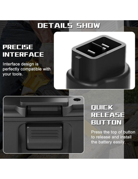 2 Baterías 3600mAh NiMH Dewalt 18V DC9096 DC9098 DC9099
