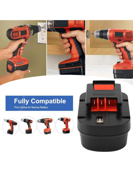 Baterías Recargables Exmate 12V 3.5Ah para Black & Decker