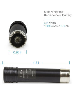 Batería NiCd 3.6V 1300mAh ExpertPower + Cargador Black & Decker 2