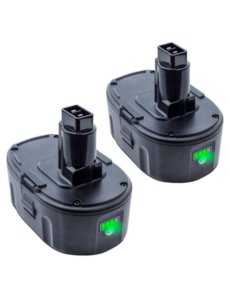 Batería de Litio-Ion DTK 18V 6.5Ah Reemplazo Dewalt 2 Pack