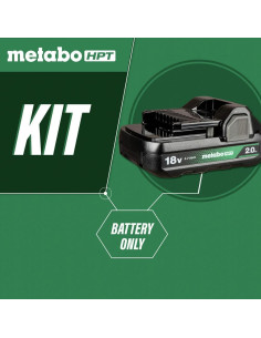 Batería Metabo HPT 18V 2.0Ah Ion de Litio - 377797M 2