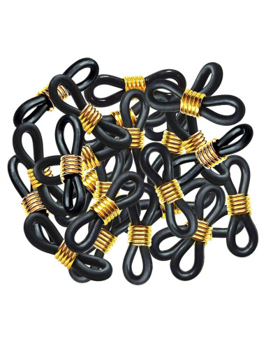 Conectores de Goma Ajustables TTSAM 40 Piezas para Gafas