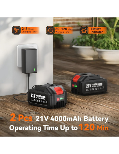 Sierra de Poste 2-en-1 TaskStar 8" Inalámbrica con Baterías