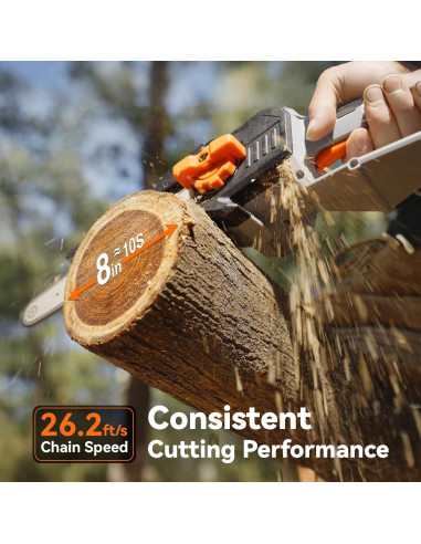 Sierra de Poste 2-en-1 TaskStar 8" Inalámbrica con Baterías