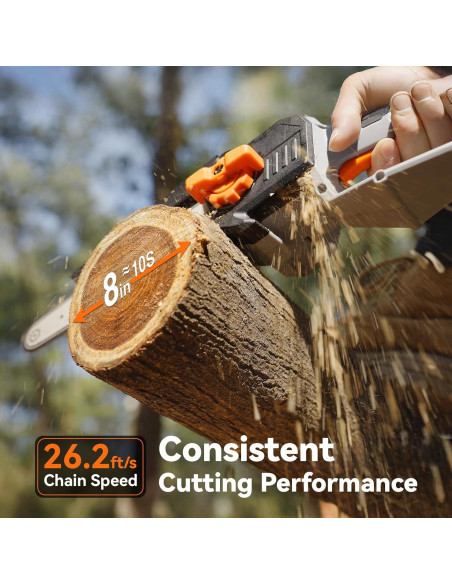 Sierra de Poste 2-en-1 TaskStar 8" Inalámbrica con Baterías