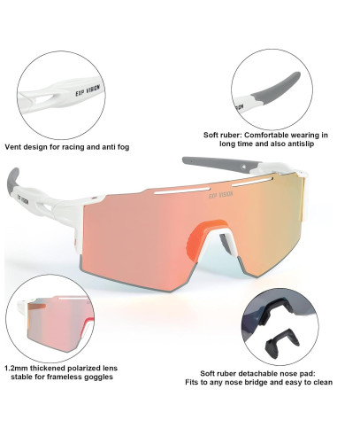 Gafas de Ciclismo Polarizadas TOP VISION EX9200 UV400