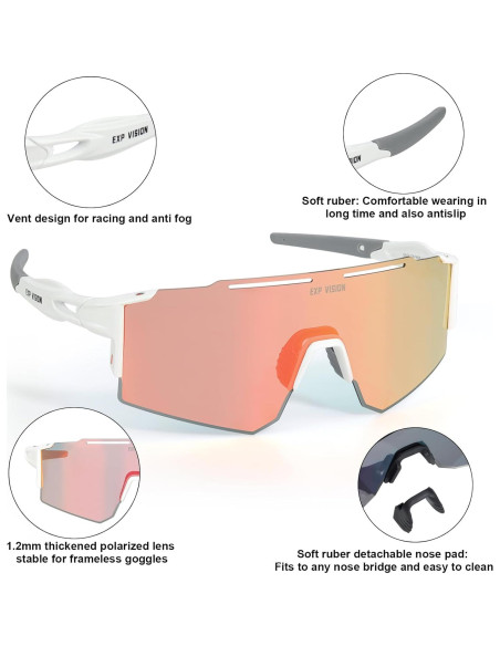 Gafas de Ciclismo Polarizadas TOP VISION EX9200 UV400