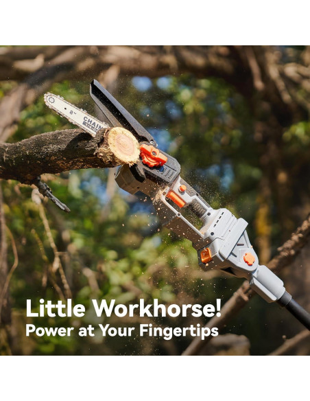 Sierra de Poste 2-en-1 TaskStar 8" Inalámbrica con Baterías