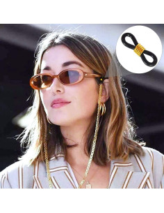 Conectores de Goma Ajustables TTSAM 40 Piezas para Gafas 2