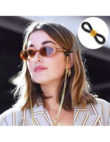 Conectores de Goma Ajustables TTSAM 40 Piezas para Gafas