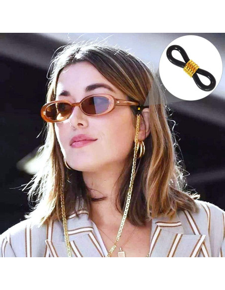 Conectores de Goma Ajustables TTSAM 40 Piezas para Gafas