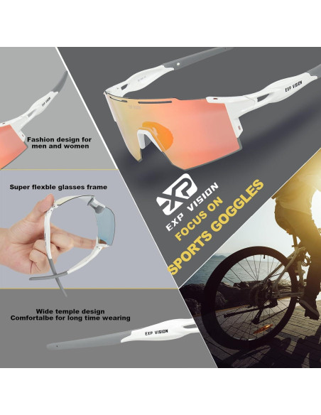 Gafas de Ciclismo Polarizadas TOP VISION EX9200 UV400