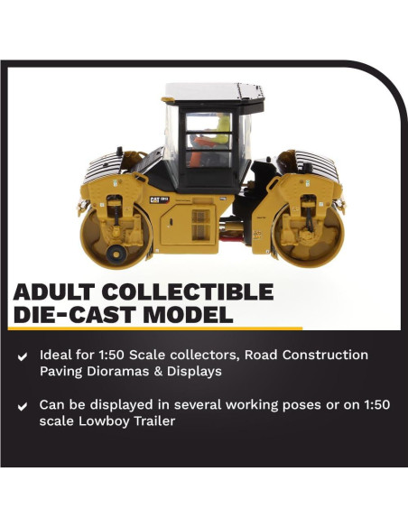 Compactador Vibratorio Caterpillar CB-13 Diecast Masters 1:50