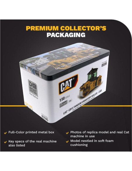 Compactador Vibratorio Caterpillar CB-13 Diecast Masters 1:50