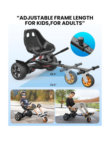 Accesorio de Asiento Gyroor K2 para Scooter de Equilibrio 6.5-10"