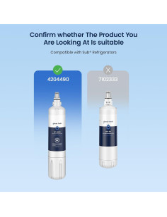 Filtro de Agua GLACIER FRESH para Refrigeradores Sub-Zero - 2 Unidades 2