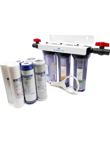 Sistema de Filtración de Agua 3 Etapas Revolución WHF-34F5