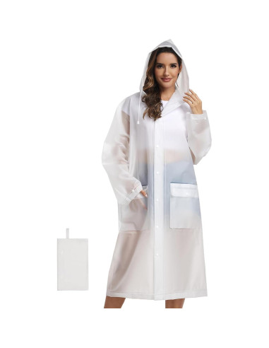 Poncho de Lluvia Reutilizable MOCOTONO EVA Engrosado Adulto