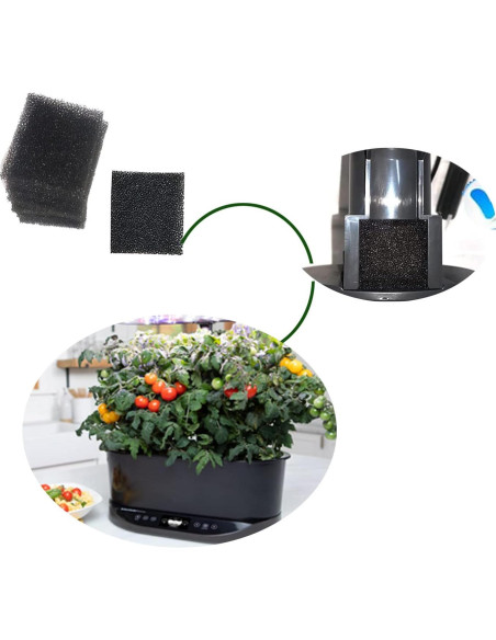 30 Filtros de Bomba Esponja AG Garden - Reemplazo Hidropónico