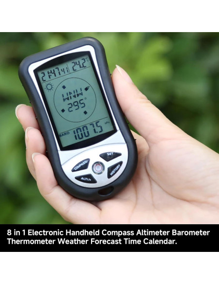 Altímetro Digital 8 en 1 Kodrily con Brújula y Termómetro